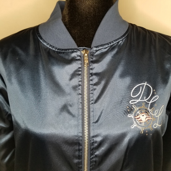 Disney Cruise Line Minnie Mouse Navy Stadium Coat - Picture 2 of 7